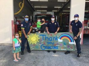 thanking first responders